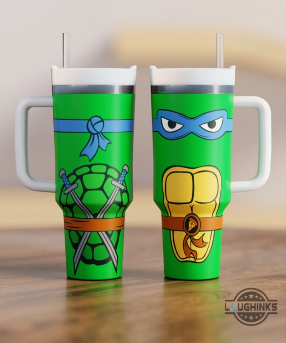Turtle Leonardo, Donatello, Raphael and Michelangelo Ninja Turtle Teenage Mutant Ninja Turtles 30oz or 40Oz Tumbler HG