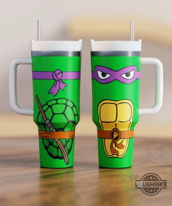 Turtle Leonardo, Donatello, Raphael and Michelangelo Ninja Turtle Teenage Mutant Ninja Turtles 30oz or 40Oz Tumbler HG