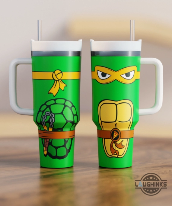Turtle Leonardo, Donatello, Raphael and Michelangelo Ninja Turtle Teenage Mutant Ninja Turtles 30oz or 40Oz Tumbler HG
