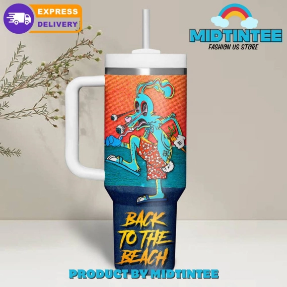 Blink 182 Back To The Beach Gift for her, him, Birthday Xmas Halloween Gift 30oz or 40oz Tumbler LN