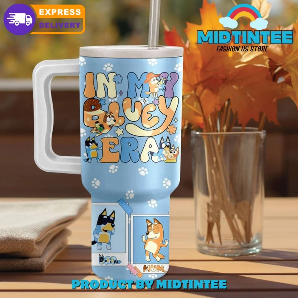 Bluey In My Era The Heeler Family Gift for her, him, Birthday Xmas Halloween Gift 30oz or 40oz Tumbler LN
