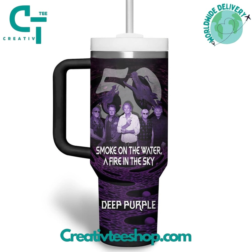 Deep Purple 50 Gift for Her, Him on Birthday Xmas 30oz or 40oz Tumbler LN