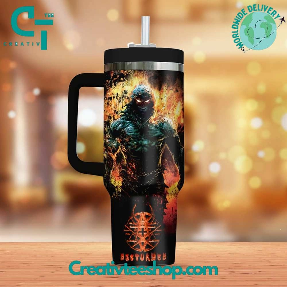 Disturbed Heavy Metal Gift for Her, Him on Birthday Xmas 30oz or 40oz Tumbler LN