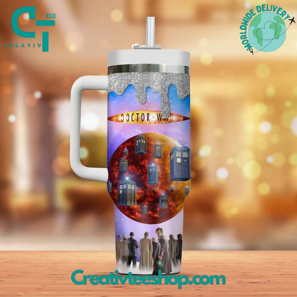 Doctor Who Band Gift for Her, Him on Birthday Xmas 30oz or 40oz Tumbler LN