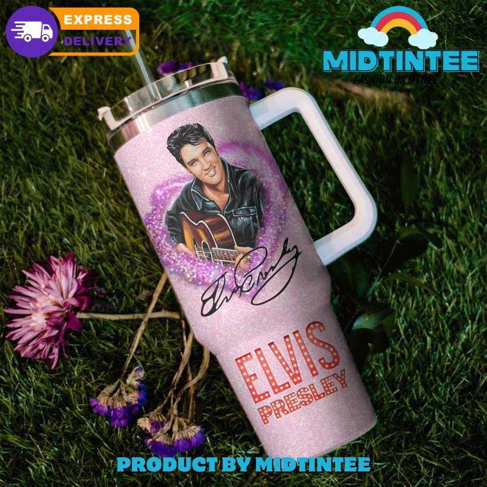 Elvis Presley King Of Rock n Roll Birthday Xmas Gift For Her Him 30oz or 40oz Tumbler LN