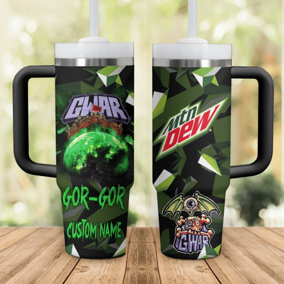 Gwar x Mountain Dew Customized 30oz or 40 Oz Tumbler HG