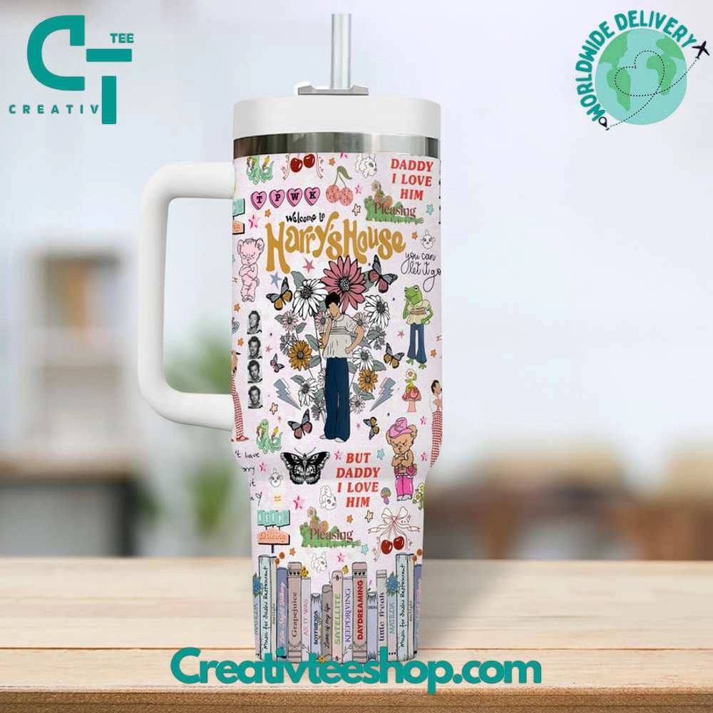 Harry Styles Gift for Her, Him on Birthday Xmas 30oz or 40oz Tumbler LN