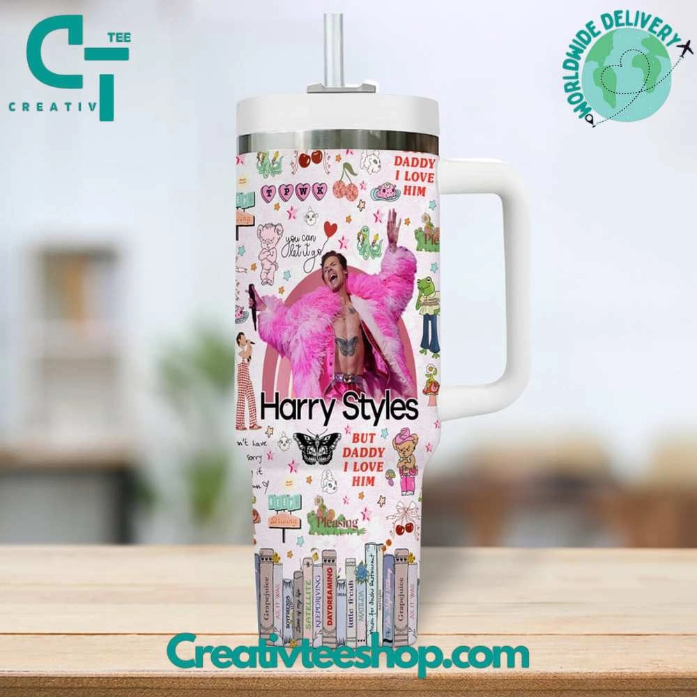 Harry Styles Gift for Her, Him on Birthday Xmas 30oz or 40oz Tumbler LN