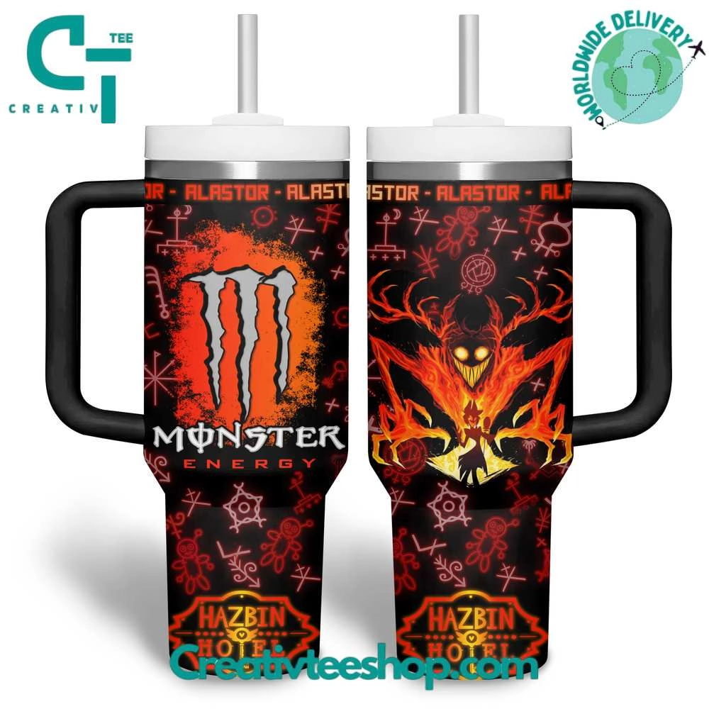 Hazbin Hotel Alastor Energy Gift for Her, Him on Birthday Xmas 30oz or 40oz Tumbler LN