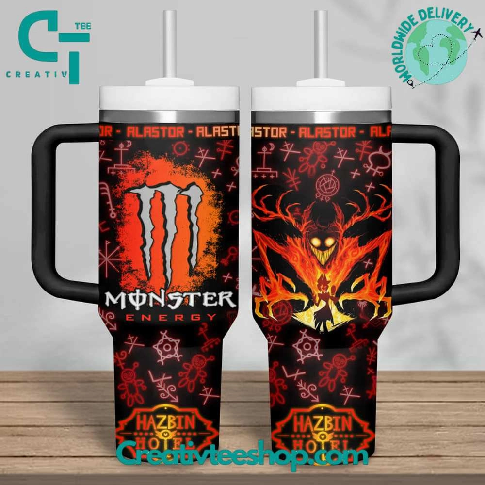 Hazbin Hotel Alastor Energy Gift for Her, Him on Birthday Xmas 30oz or 40oz Tumbler LN