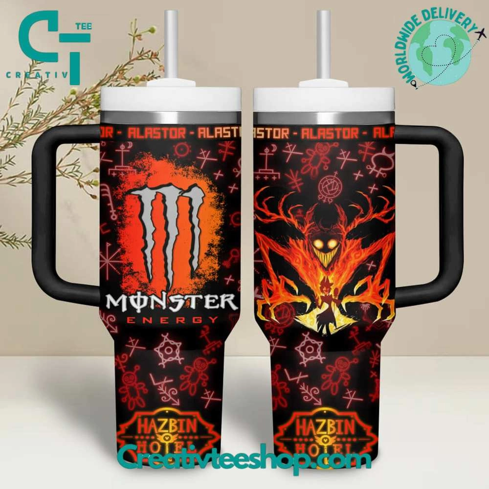 Hazbin Hotel Alastor Energy Gift for Her, Him on Birthday Xmas 30oz or 40oz Tumbler LN