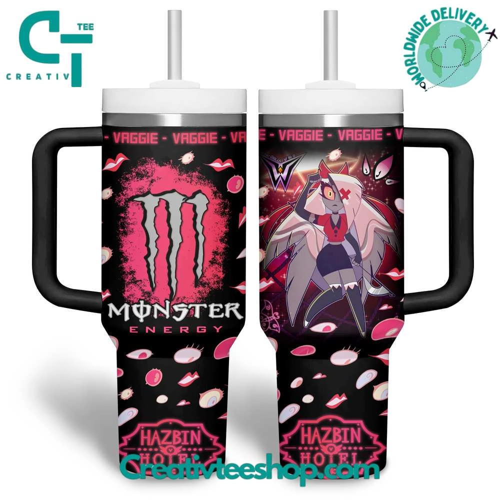 Hazbin Hotel Vaggie Energy Gift for Her, Him on Birthday Xmas 30oz or 40oz Tumbler LN