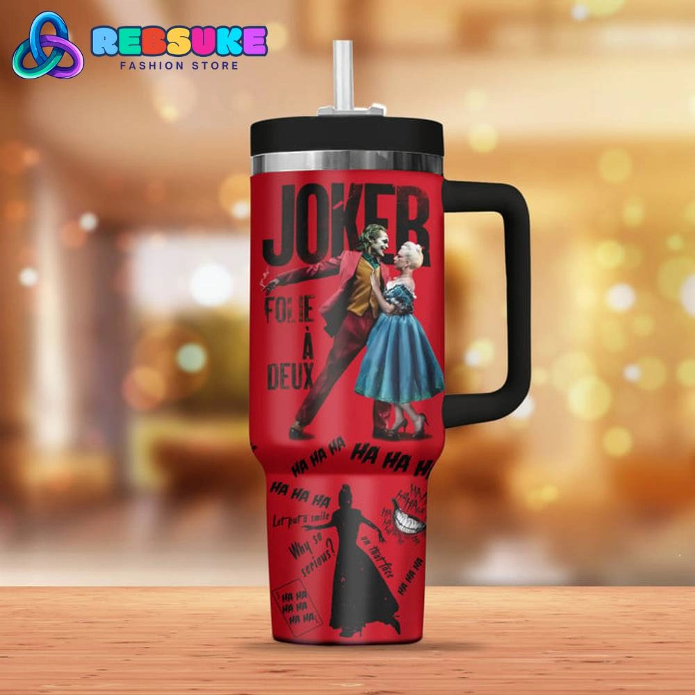 Joker Why So Serious Quencher 30oz Or 40oz Stainless Steel Tumbler With Handle HG