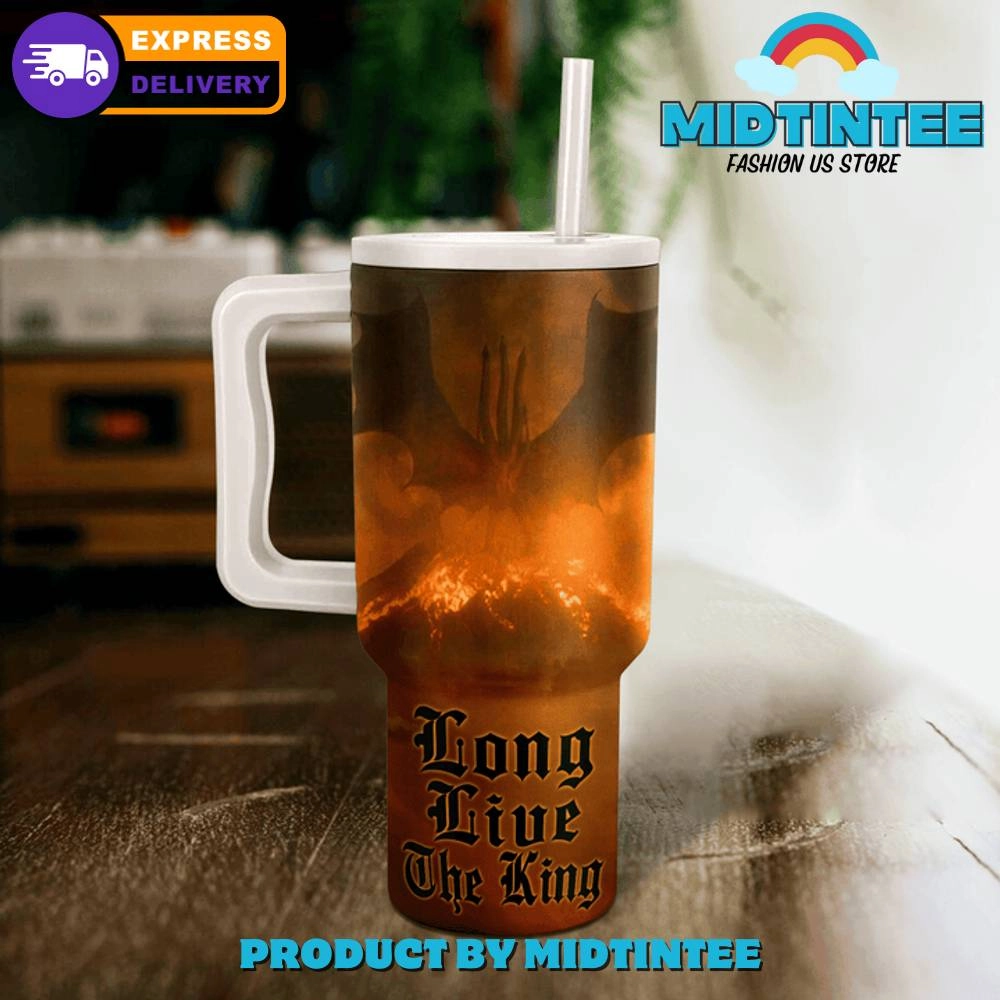 King Ghidorah Long Live The King Gift for her, him, Birthday Xmas Halloween Gift 30oz or 40oz Tumbler LN