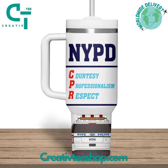 Law & Order NYPD Gift for Her, Him on Birthday Xmas 30oz or 40oz Tumbler LN