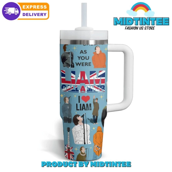 Liam Gallagher As You Were Gift for her,him, Birthday Xmas Halloween Gift 30oz or 40oz Tumbler LN