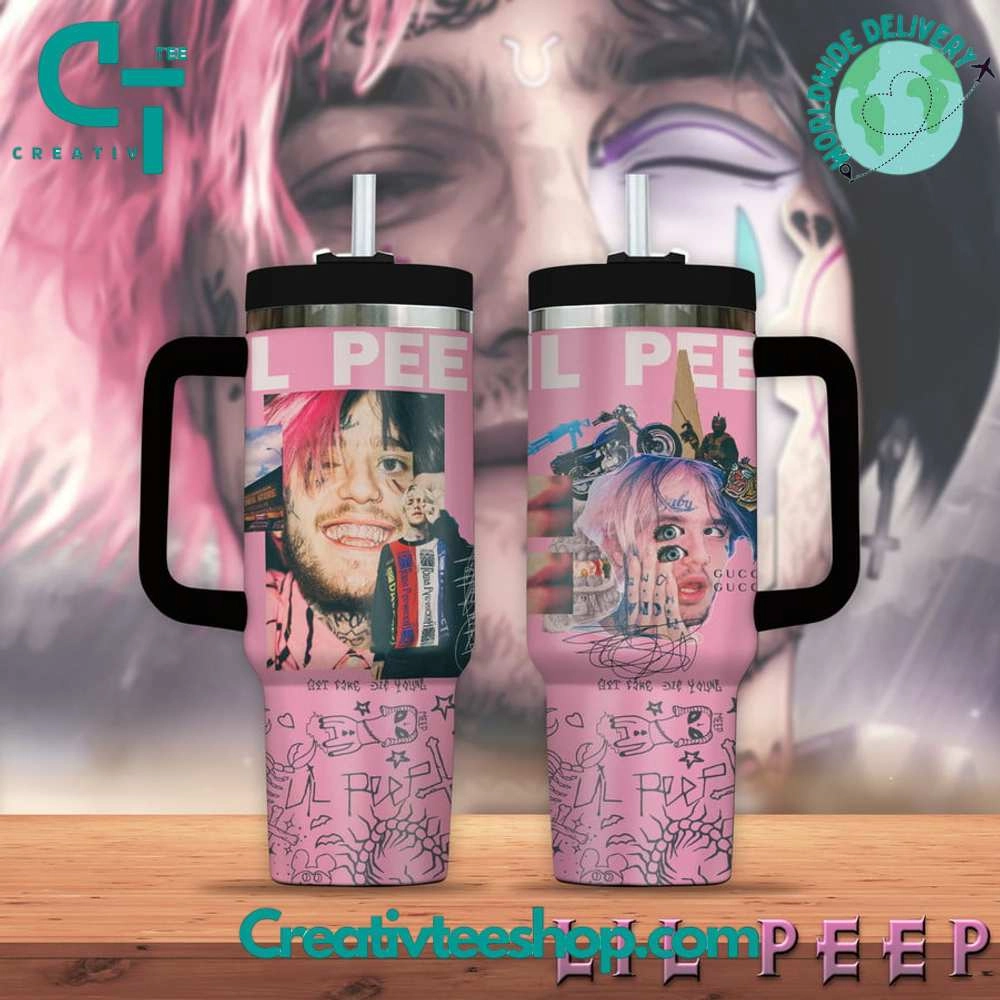 Lil Peep Gift for Her, Him on Birthday Xmas 30oz or 40oz Tumbler LN