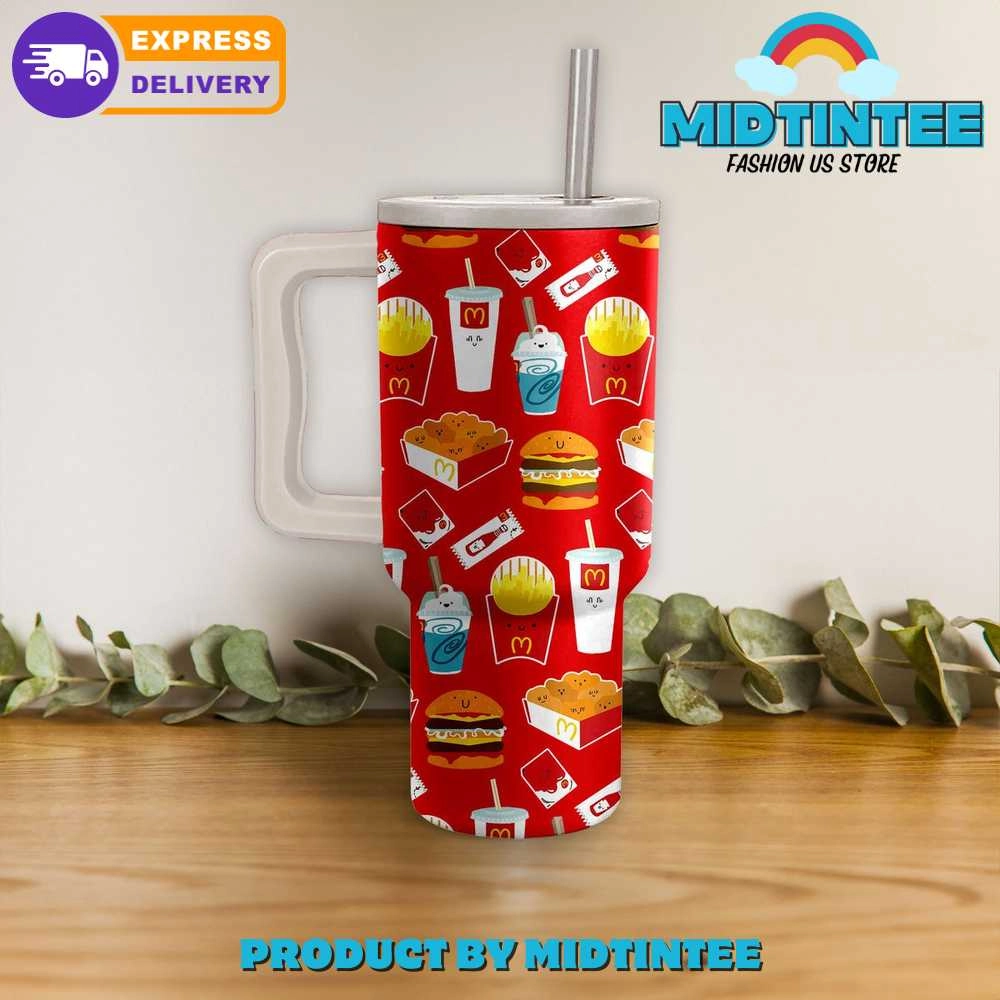 McDonalds Happy Valentines Mc Lover Gift For Her, Him 40oz Tumbler LN