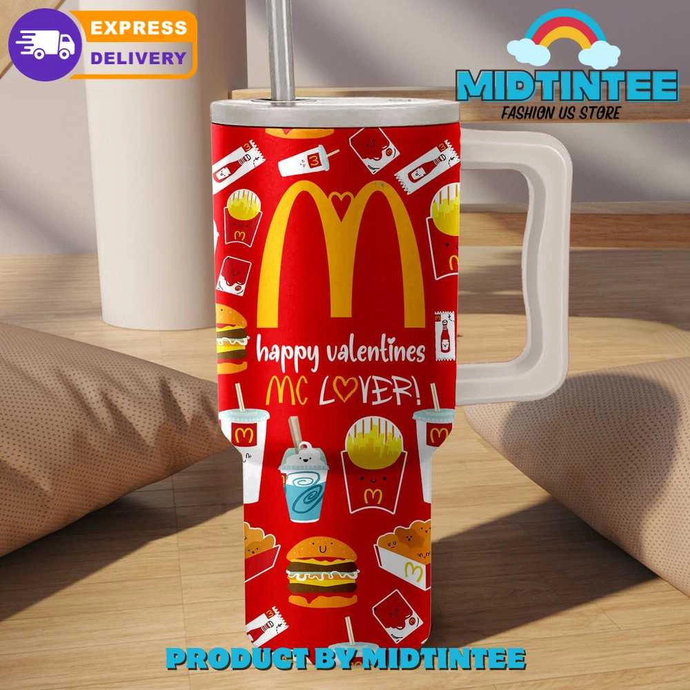 McDonalds Happy Valentines Mc Lover Gift For Her, Him 40oz Tumbler LN