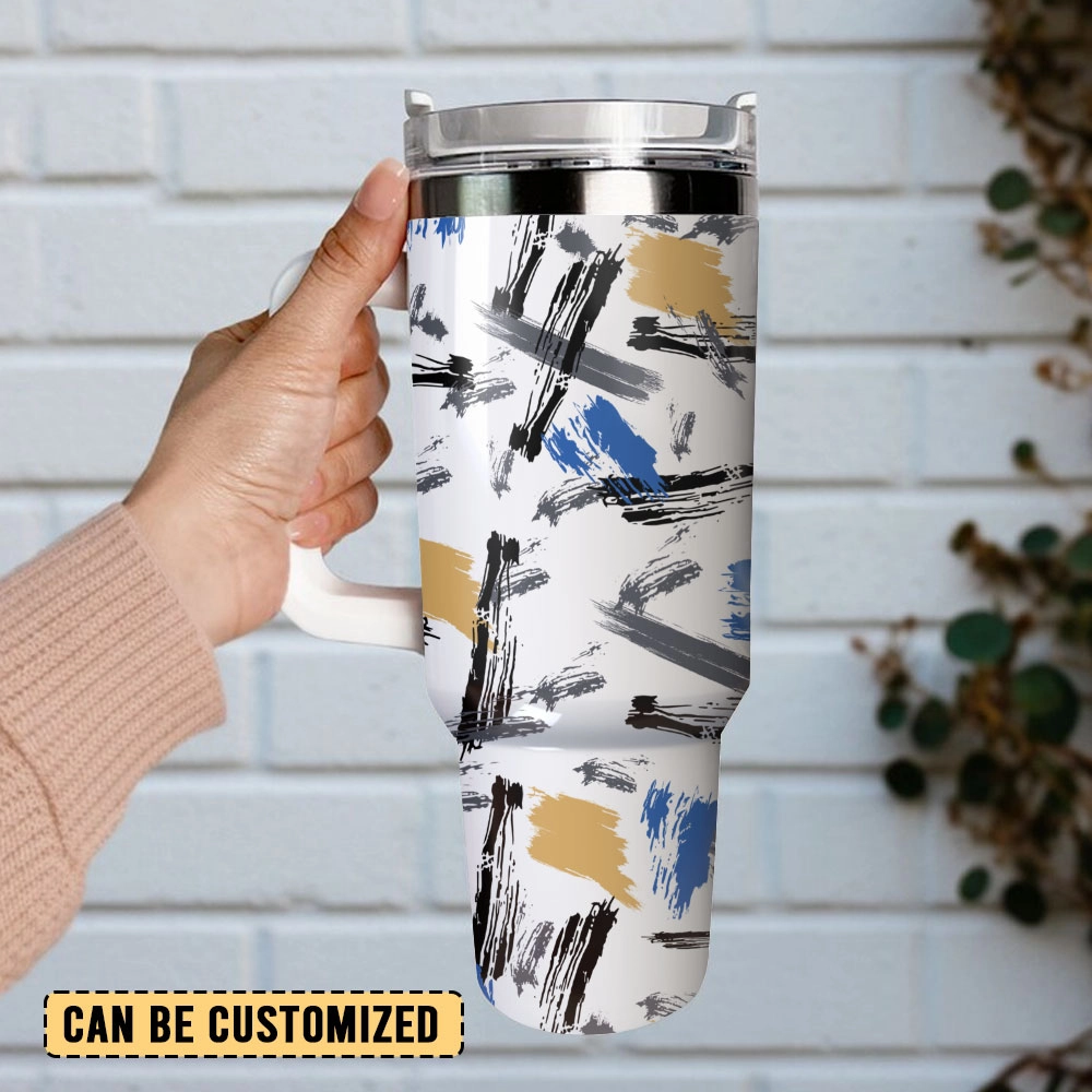 Artwork Custom Quencher 30oz Or 40oz Stainless Steel Tumbler With Handle HG