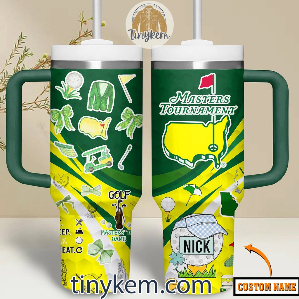 Masters Tournament Customized 30oz or 40 Oz Tumbler HG: Gift For Golf Lovers