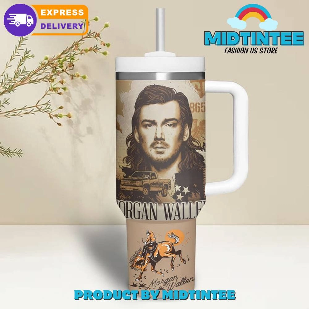 Morgan Wallen American Country Pop Singer Gift for her,him, Birthday Xmas Halloween Gift 30oz or 40oz Tumbler LN