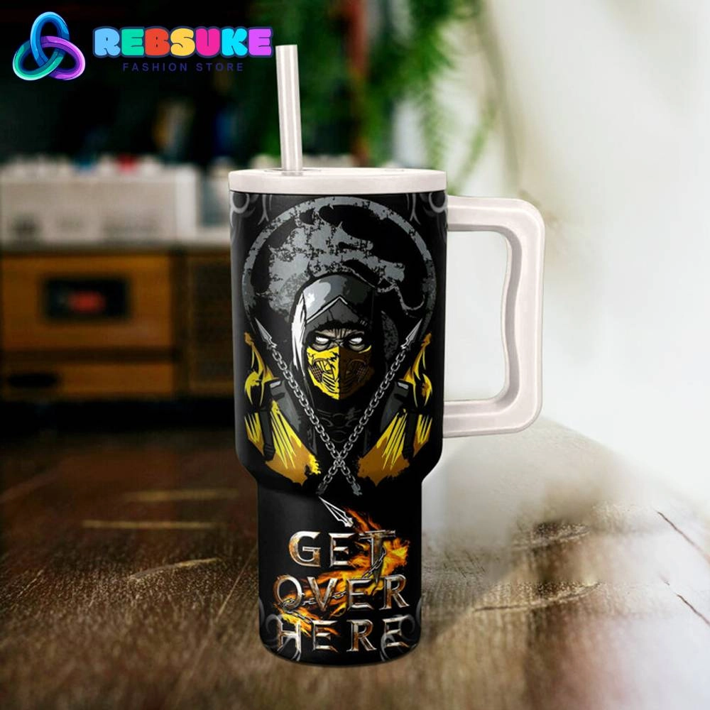 Mortal Kombat Get Over Here 30oz or 40 oz Tumbler HG