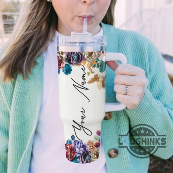 Halloween Gift Nightmare Before Christmas Tumbler 40 Oz Custom Name Jack Skellington  HG