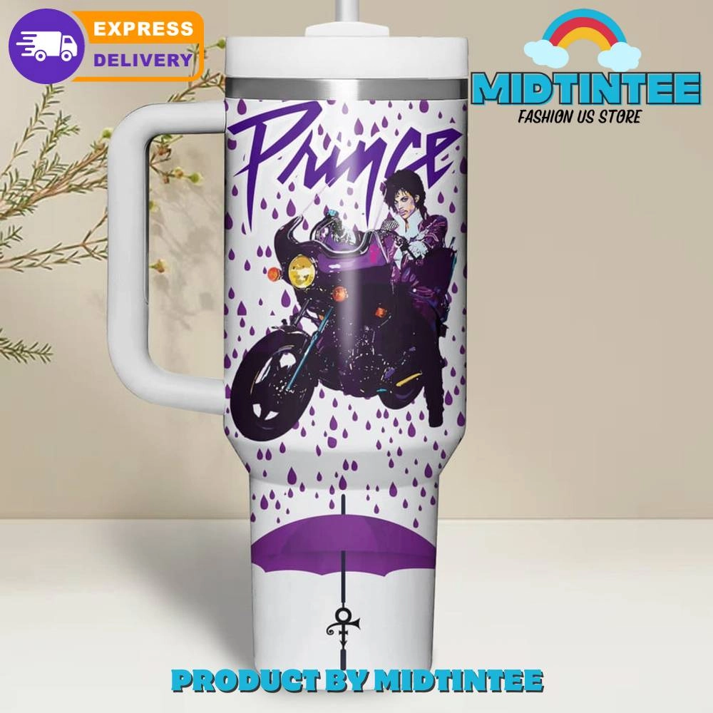Prince Purple Rain Gift for her,him, Birthday Xmas Halloween Gift 30oz or 40oz Tumbler LN