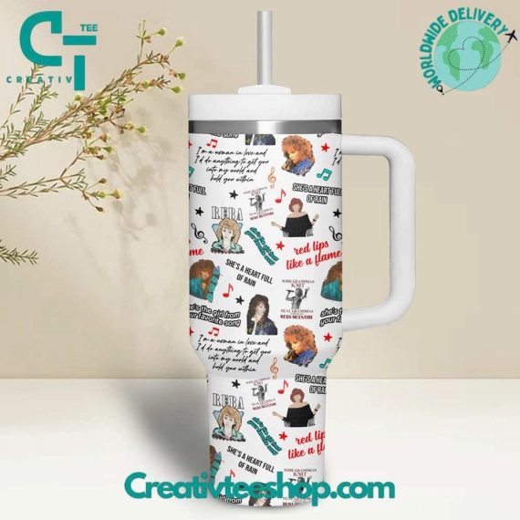 Reba McEntire Gift for Her, Him on Birthday Xmas 30oz or 40oz Tumbler LN