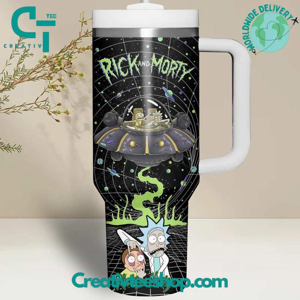 Rick n Morty Gift for Her, Him on Birthday Xmas 30oz or 40oz Tumbler LN