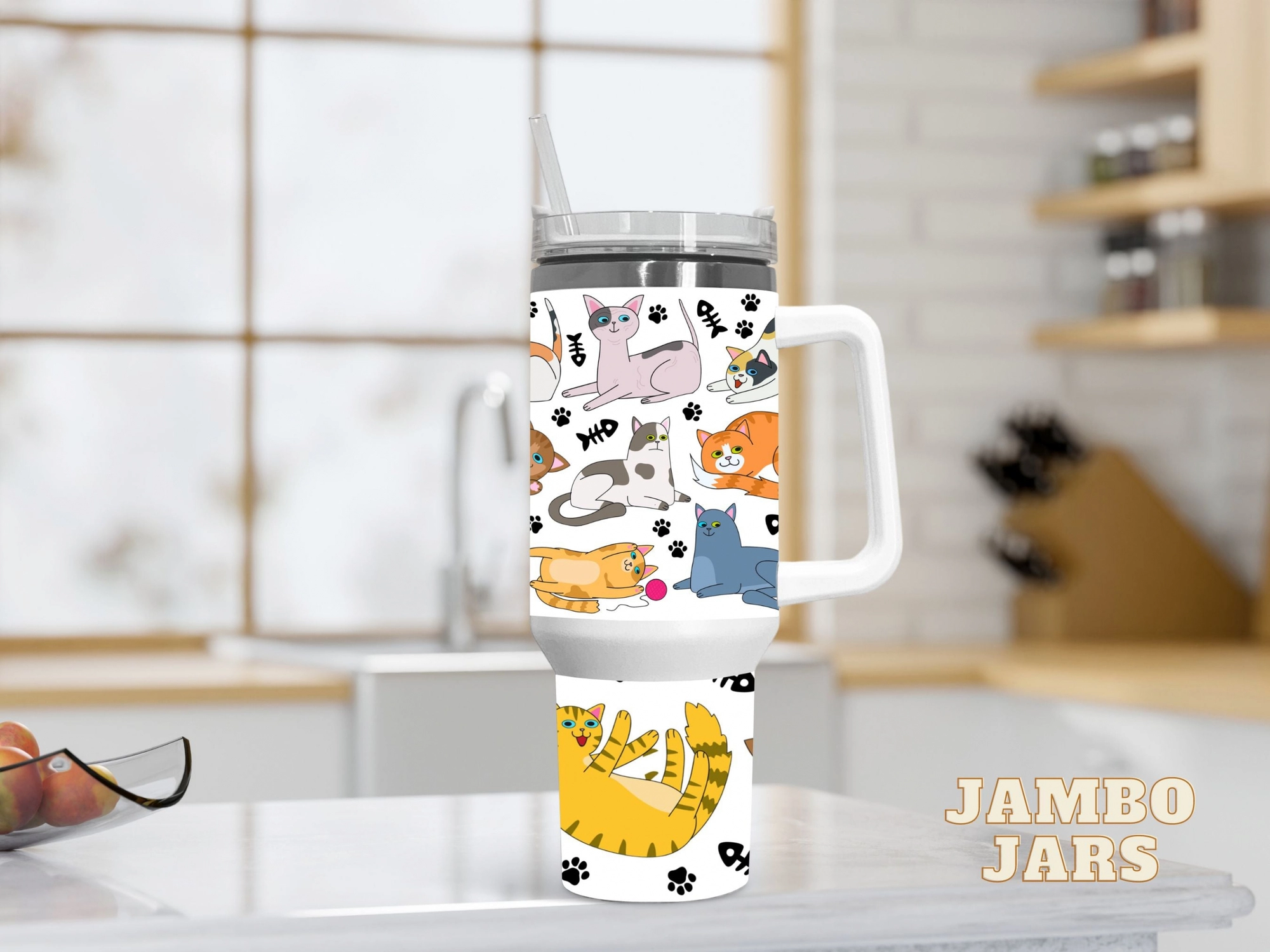 Cats 30oz or 40oz Quencher Tumbler LN Gift for Cats Lovers Gift for her