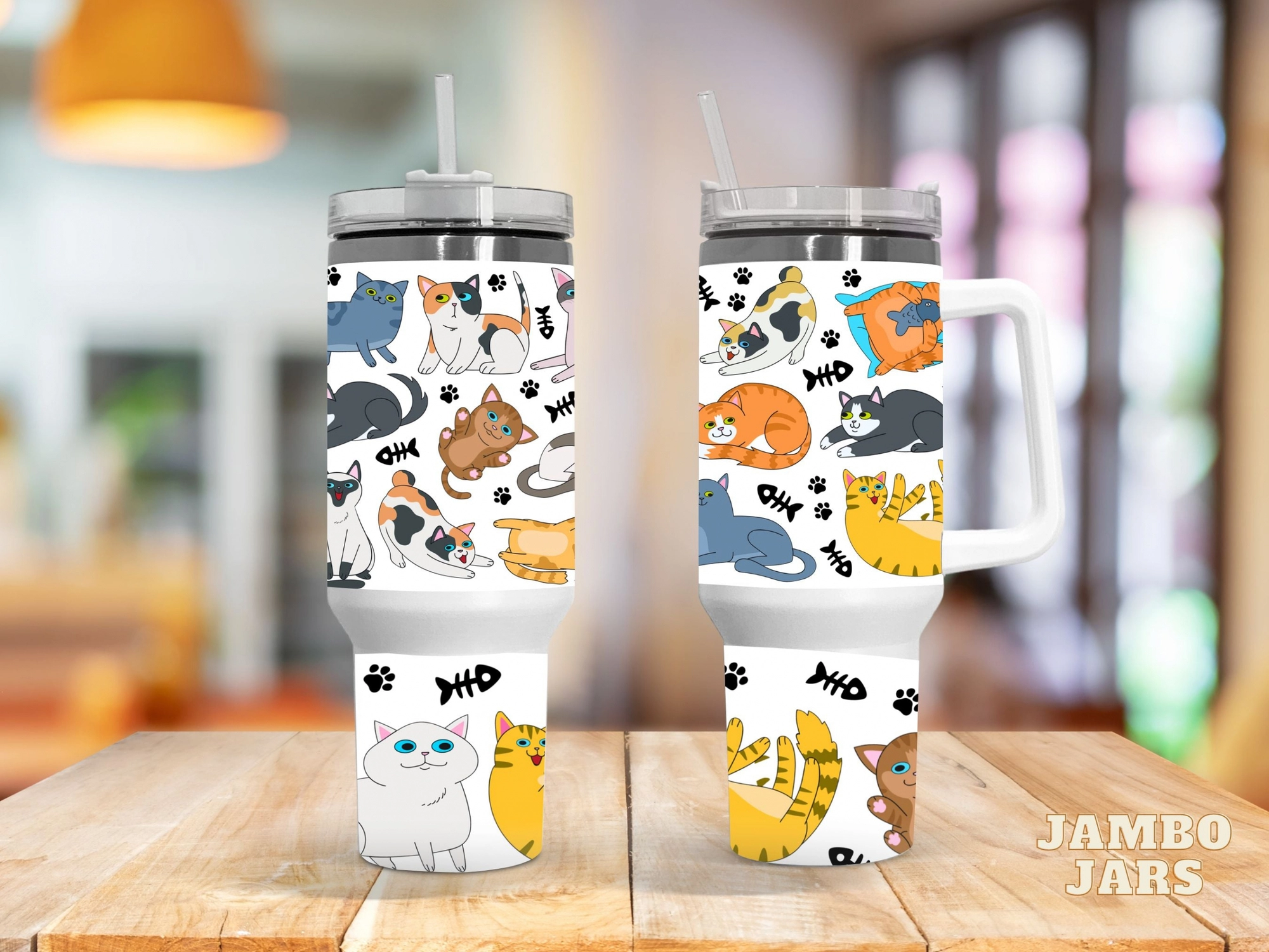 Cats 30oz or 40oz Quencher Tumbler LN Gift for Cats Lovers Gift for her