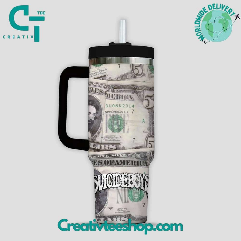 Suicideboys 5 Dollars Gift for Her, Him on Birthday Xmas 30oz or 40oz Tumbler LN