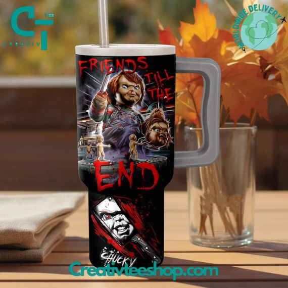 The Chucky Friends Till The End Gift for Her, Him on Birthday Xmas 30oz or 40oz Tumbler LN