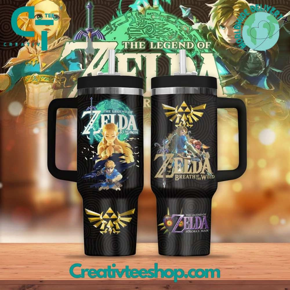 The Legend of Zelda Breath Of The Wild Gift for Her, Him on Birthday Xmas 30oz or 40oz Tumbler LN