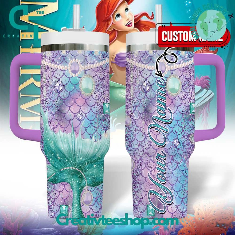 The Little Mermaid Gift for Her, Him on Birthday Xmas 30oz or 40oz Tumbler LN