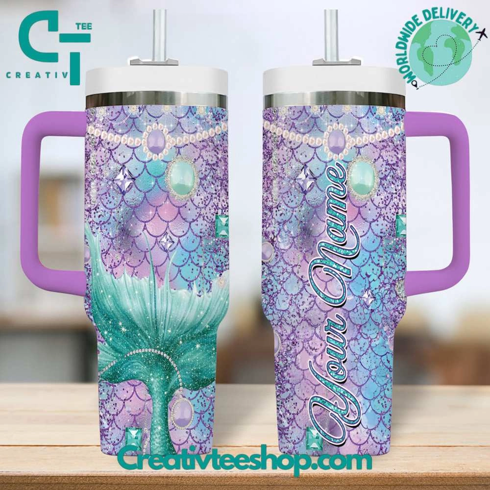 The Little Mermaid Gift for Her, Him on Birthday Xmas 30oz or 40oz Tumbler LN