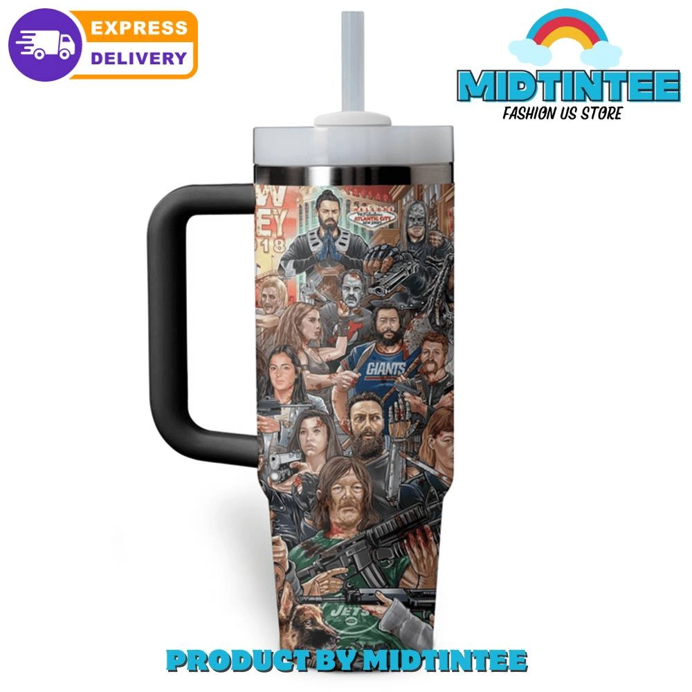 The Walking Dead Atlantic City Gift for her,him, Birthday Xmas Halloween Gift 30oz or 40oz Tumbler LN