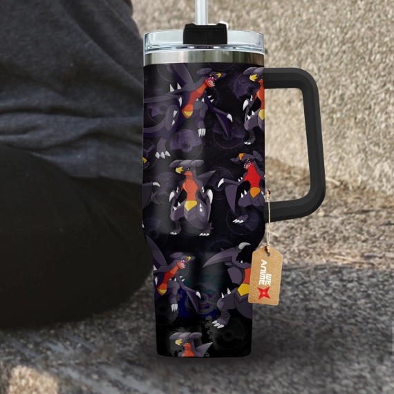Garchomp Pokemon Anime Custom Quencher 30oz Or 40oz Stainless Steel Tumbler With Handle HG