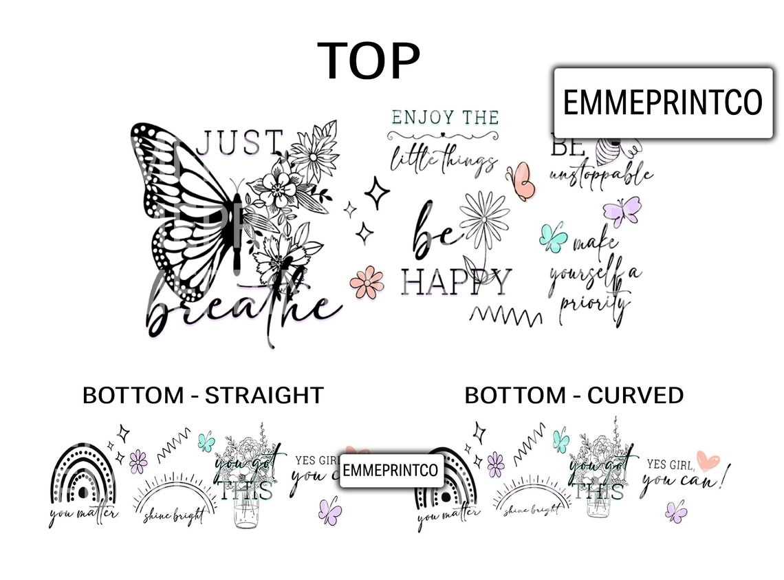 Positive Affirmation 30oz or 40oz Quencher Tumbler Gift For Her Him Birthday Gift LN Postive Quotes Tumbler