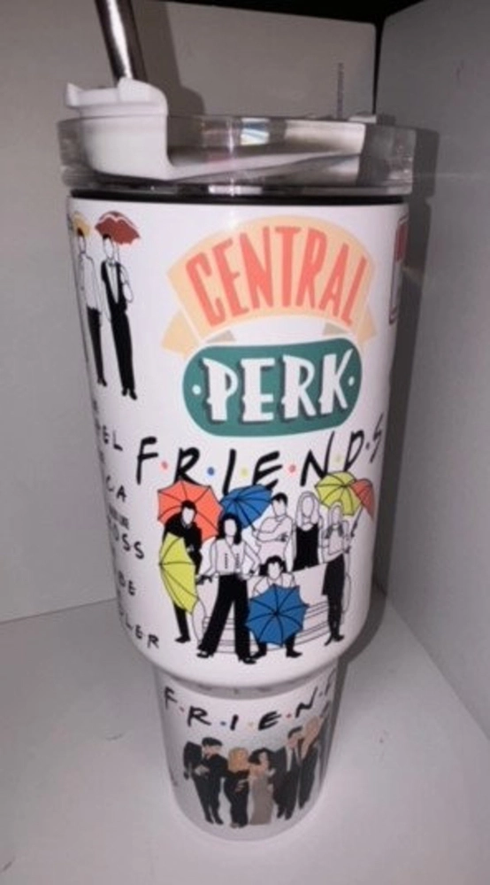 Friends Sublimated 30oz or 40oz Quencher Tumbler Gift For Her Him Birthday Gift LN