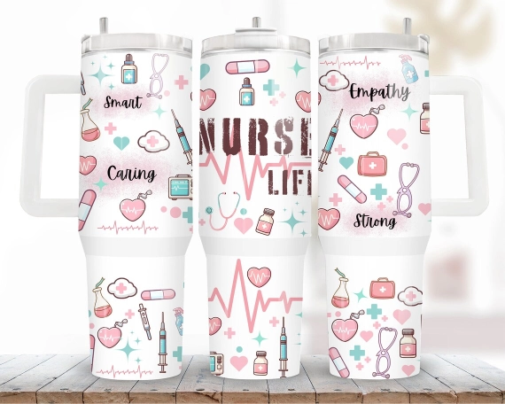 30oz or 40oz Nurse Quencher Tumbler Gift For Her Him Birthday Gift LN  Nurse Tumbler Gift For Nurse