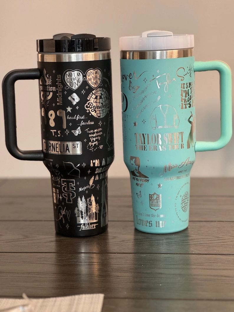 Taylor Swift Album 2024 The Tortured Poets Department Music Custom Swiftie University 30oz or 40oz Engraved Tumbler HG Midnight Lover 1989