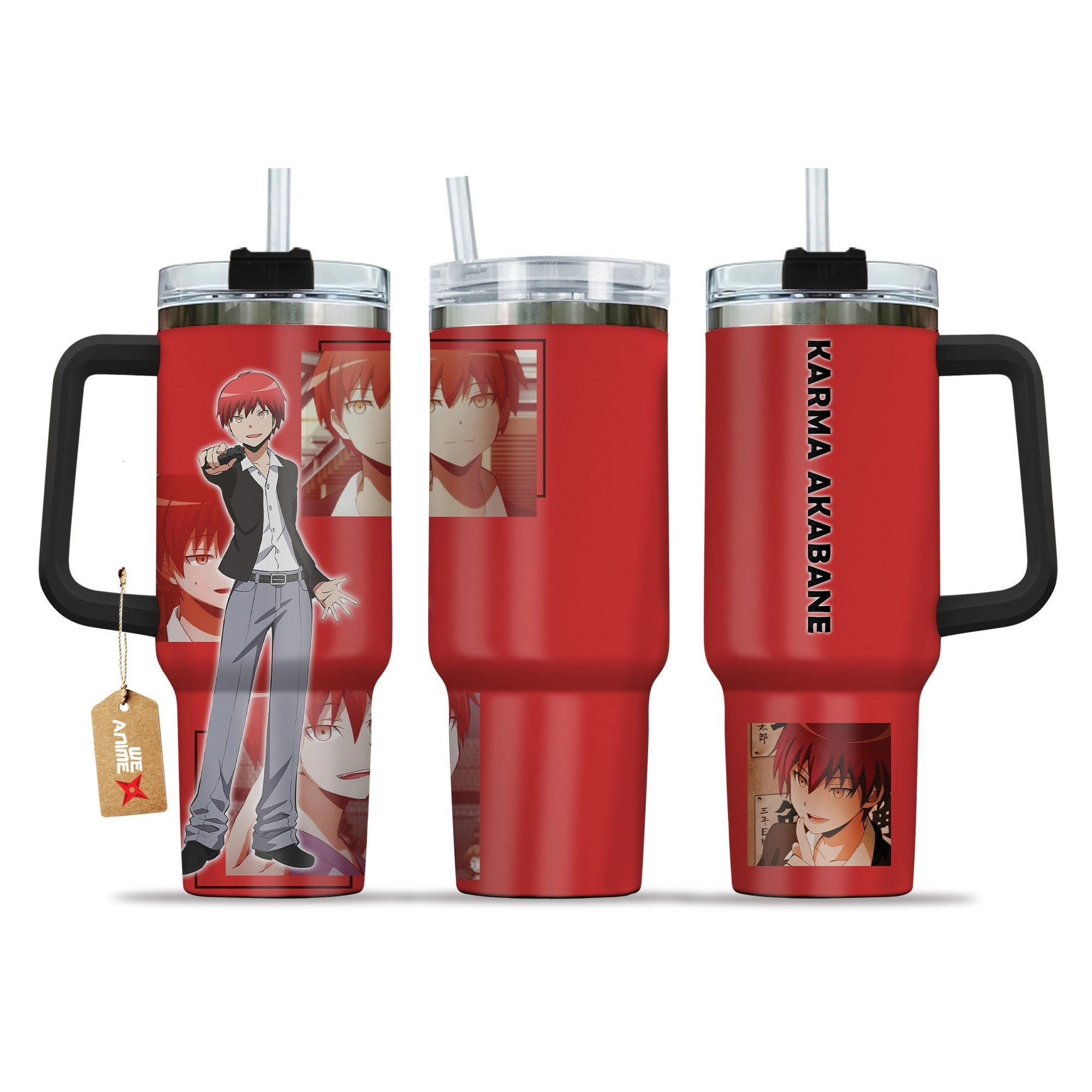 Karma Akabane Assassination Classroom Anime Custom Quencher 30oz or 40oz Stainless Steel Tumbler With Handle HG