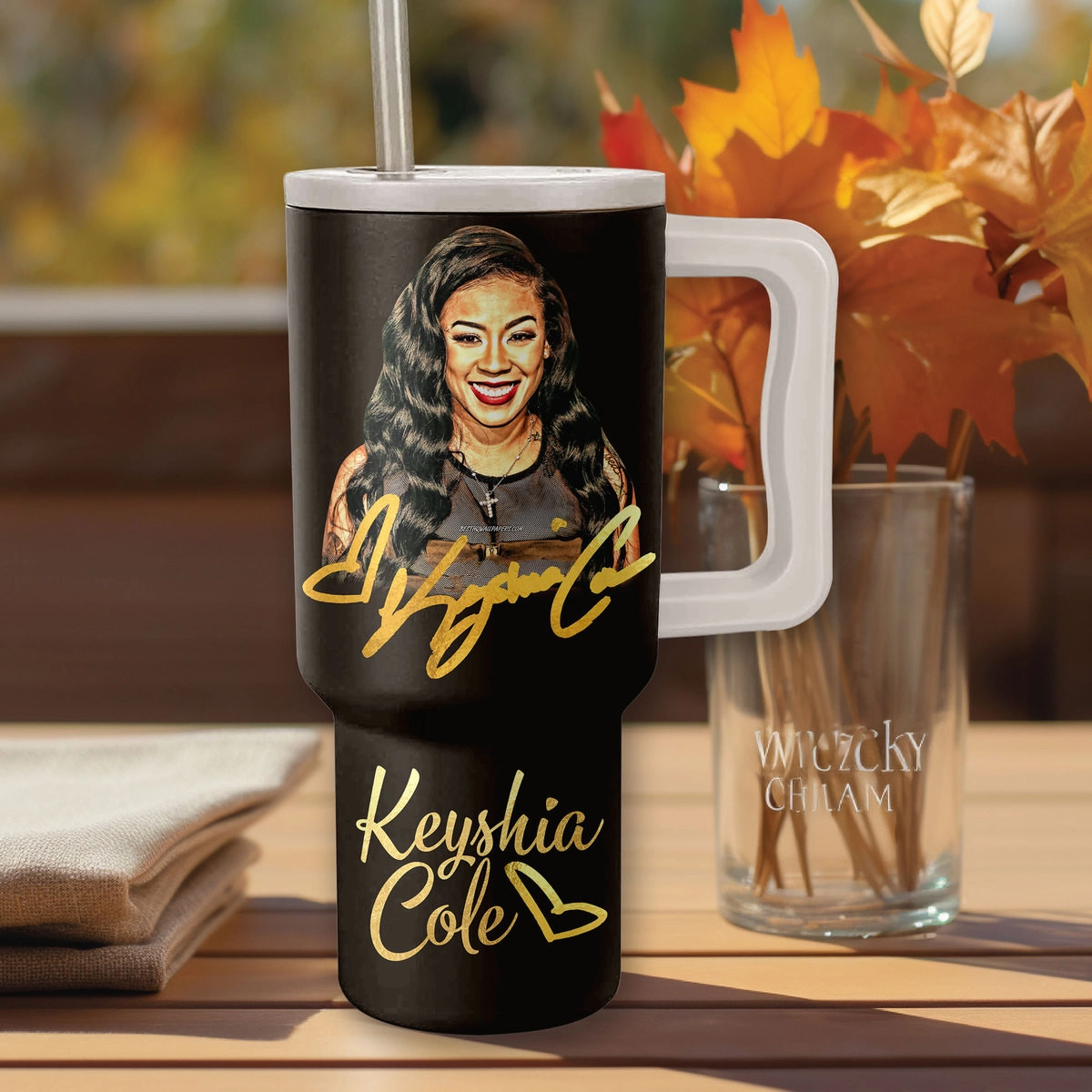 Keyshia Cole Music Custom Stanley Quencher 40oz Stainless Steel Tumbler HG With Handle