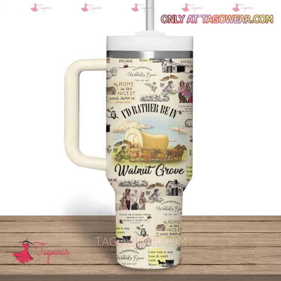Little House on the Prairie TV Series Quencher 30oz or 40oz Stainless Steel Tumbler With Handle, Best Gifts NVA