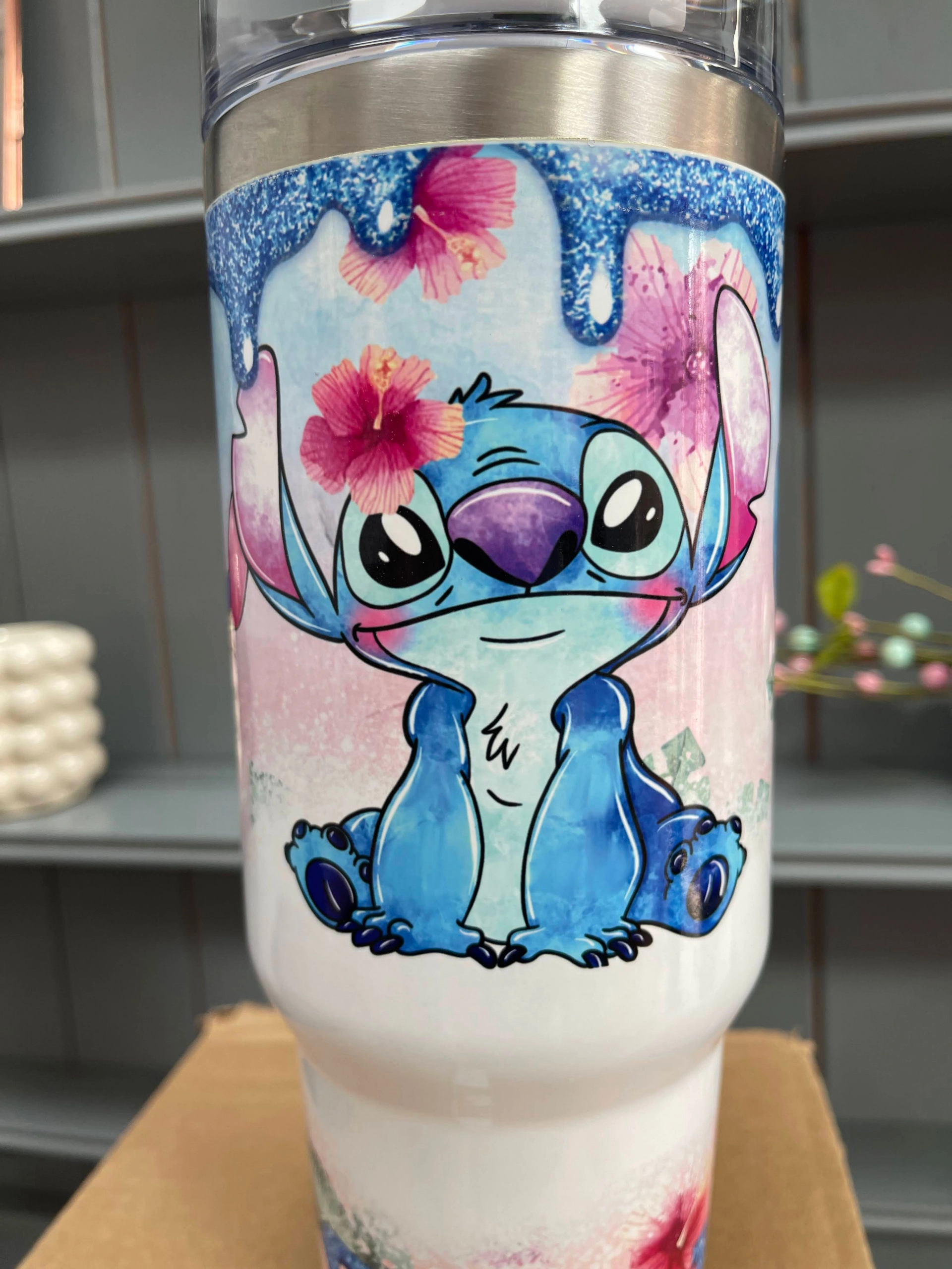 Disney Lilo and Stitch 30oz or 40oz Quencher Tumbler with Optional Personalisation, Gifts for Friends NVA