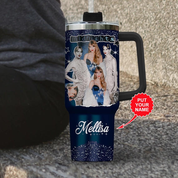 Taylor Swift Music Custom Stanley Quencher 30oz or 40oz Stainless Steel Tumbler With Handle HG