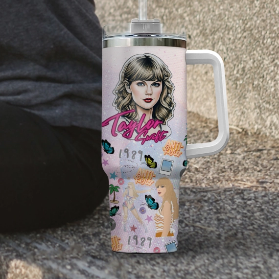 Taylor Swift Music Custom Quencher 30oz or 40oz Stainless Steel Tumbler HG With Handle